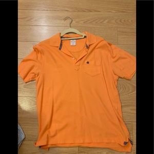 Orange Brooks Brothers Polo Shirt